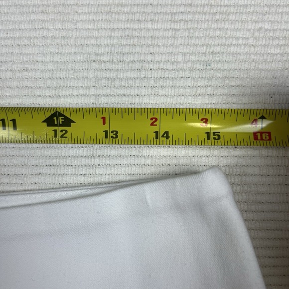 BOSTON PROPER Womens Tailored High Waisted Shorts Size 8 White Golf Preppy Chic - Picture 8 of 11